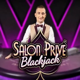 Blackjack Salon Privé online game logo by Ezugi on magiuscasinos-es.com