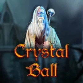 Crystal Ball slot logo by Gamomat at Magius Casino