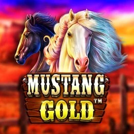 Mustang Gold slot logo by Pragmatic Play at Magius Casino