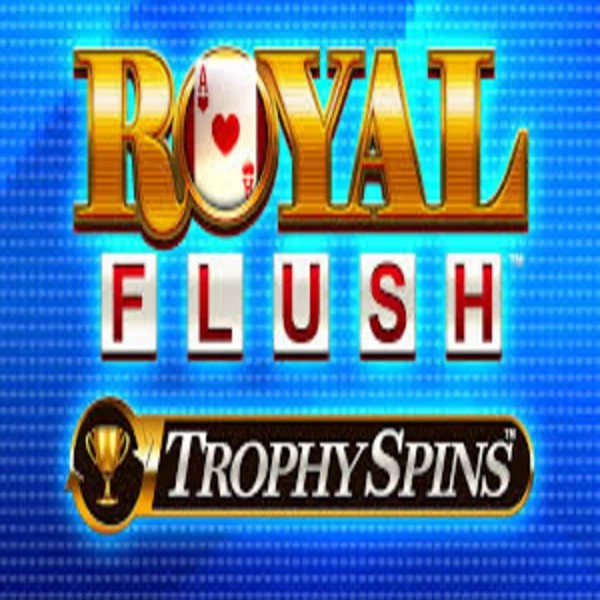 Royal Flush Trophy Spins slot visual from Greentube available on magiuscasinos-es.com